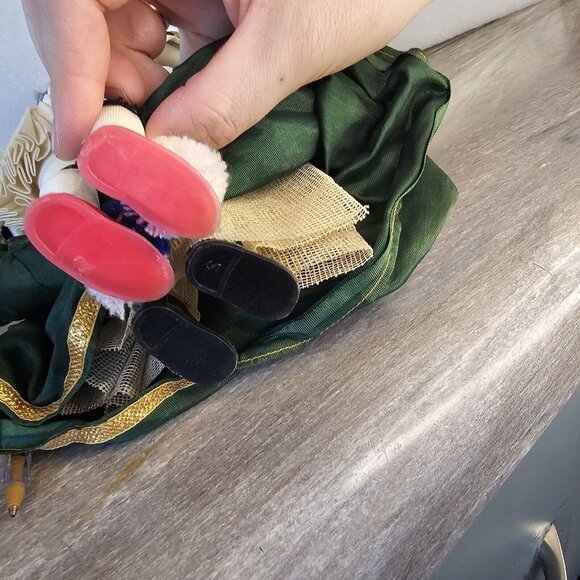 Vintage 60s Pair Greek Dolls Traditional Dress Man & Woman 10 Inch Tall Detailed - Picture 11 of 13